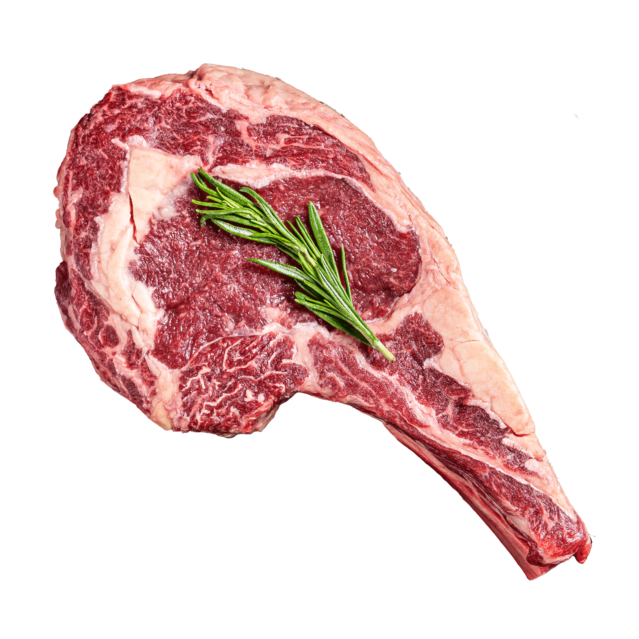 De winkel met houten toonbank en uitgehangen charcuterie.